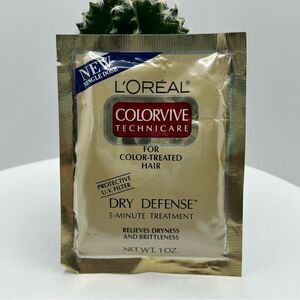 🦋$5 L'OREAL Colorvive Technicare Dry Defense 5 Minute Treatment ~ New Old Stock